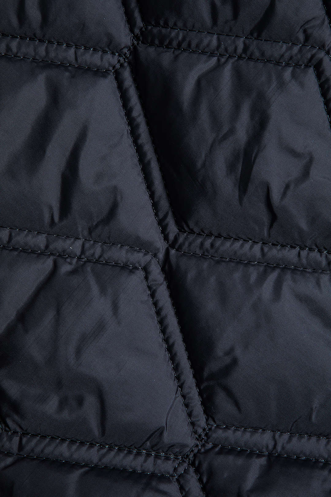 Antrasit Desenli Patchwork Polo Yaka Polyester Kaban