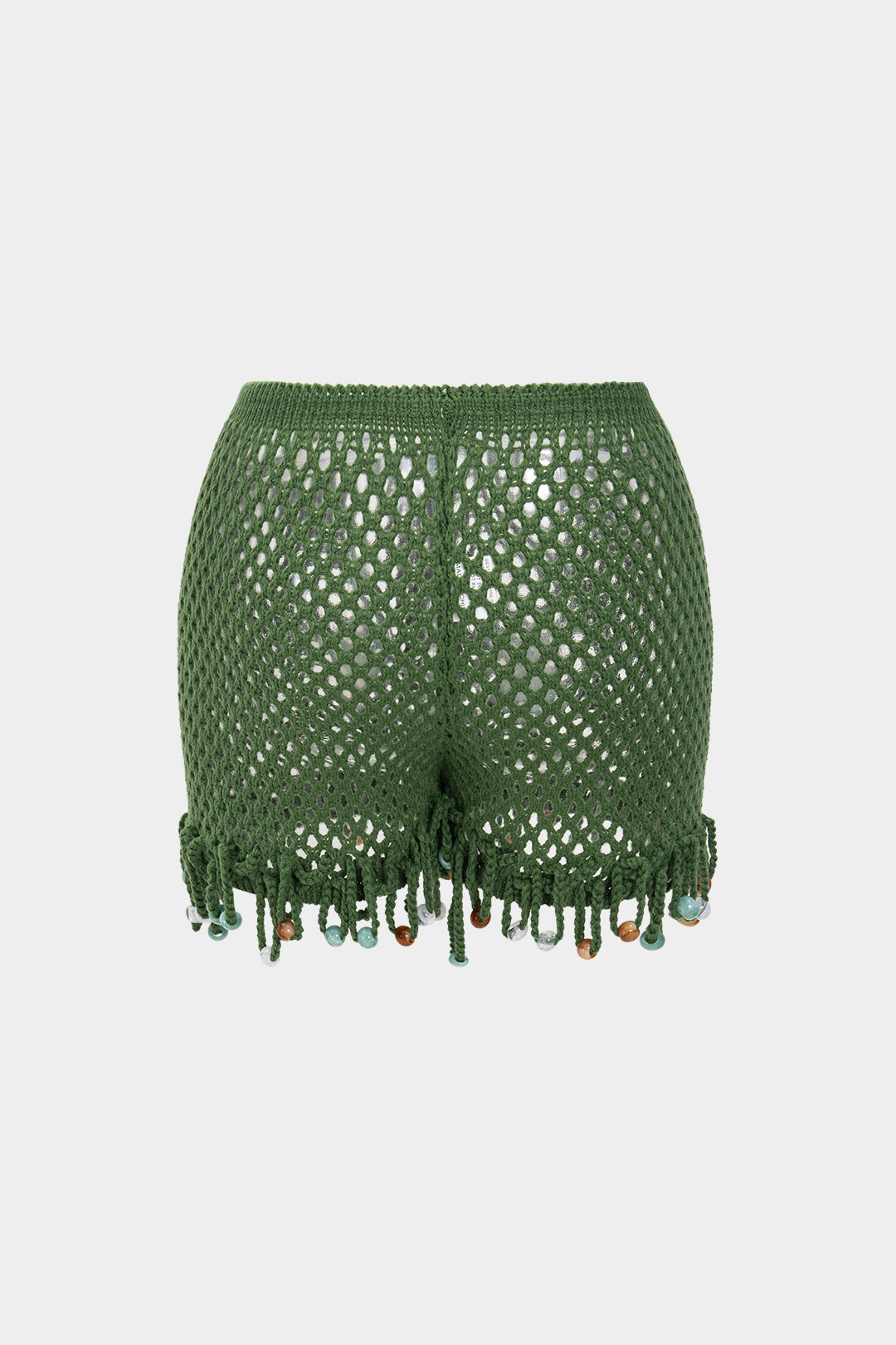 Örgü Boncuklu Şortlar
