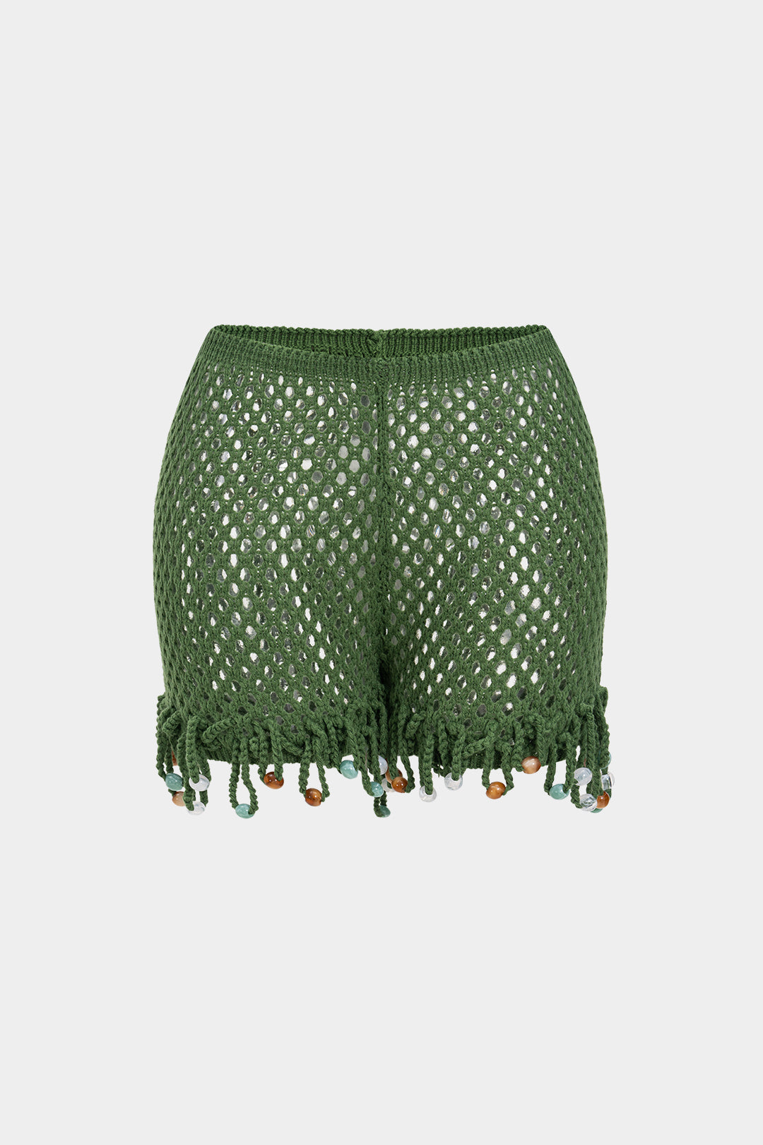 Örgü Boncuklu Şortlar