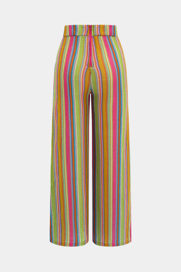 Zipper Hollow Out Pantolon