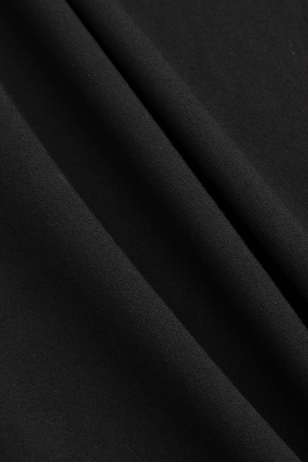 Büzgülü Yaka Uzun Kollu Bluz Polyester Elastan Karışım