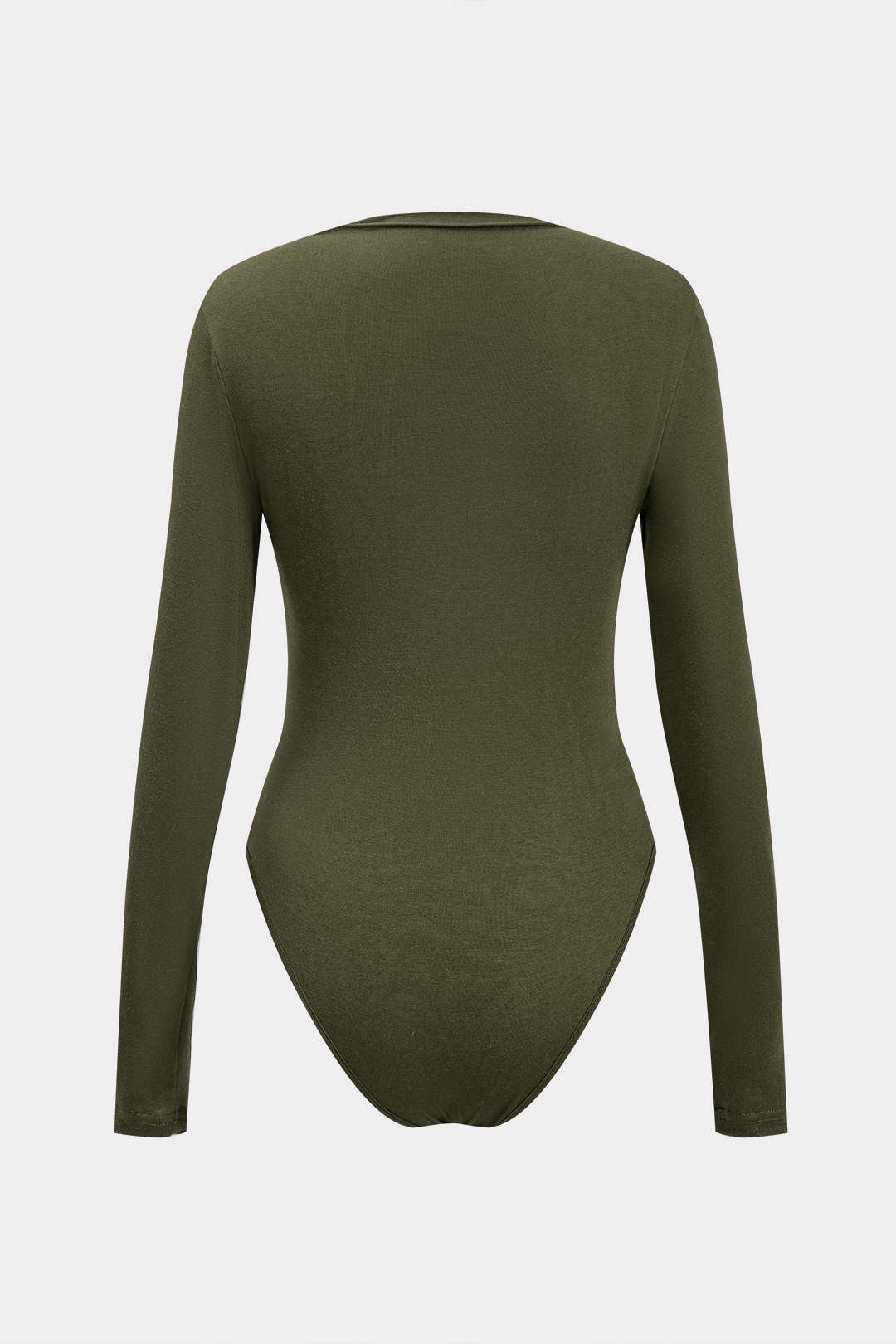 Örgü Büzgülü Uzun Kollu Bodysuit Kadın Modası Günlük Şık