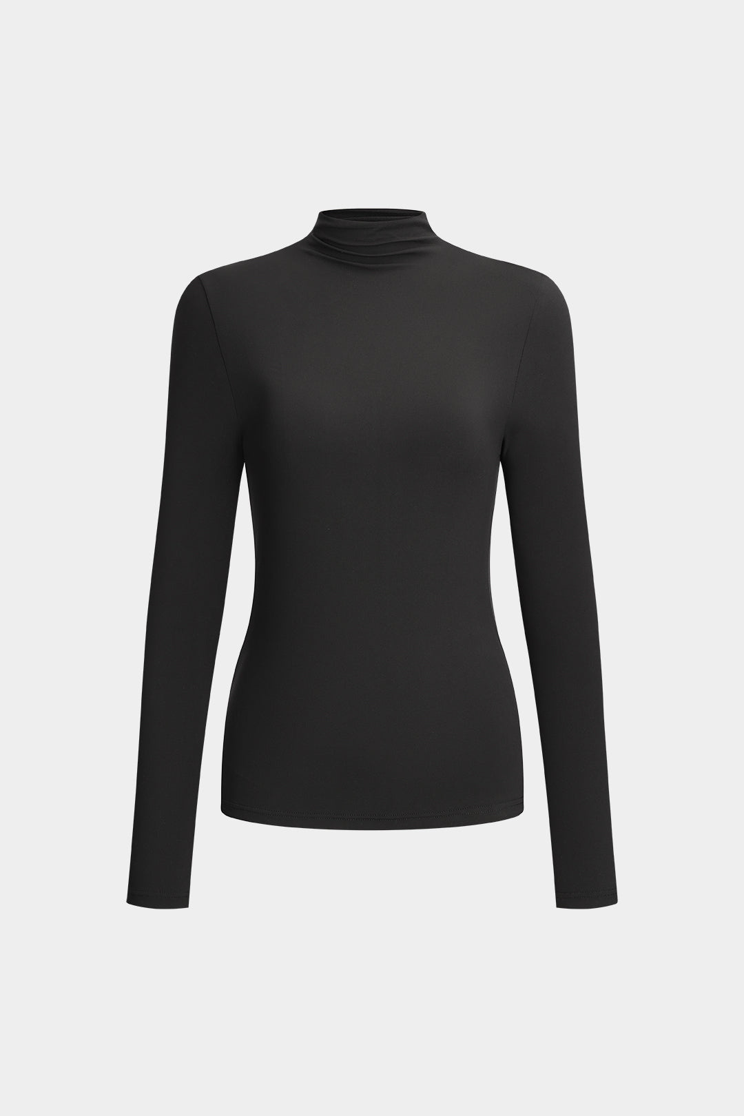 Büzgülü Yaka Uzun Kollu Bluz Polyester Elastan Karışım