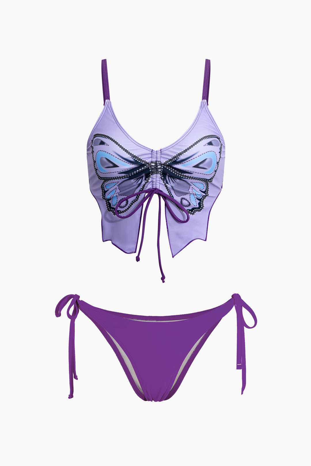 Kelebek Desenli Bikini Seti