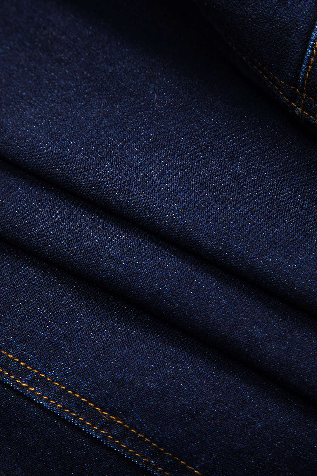 Denim Asimetrik Düğmeli Etek