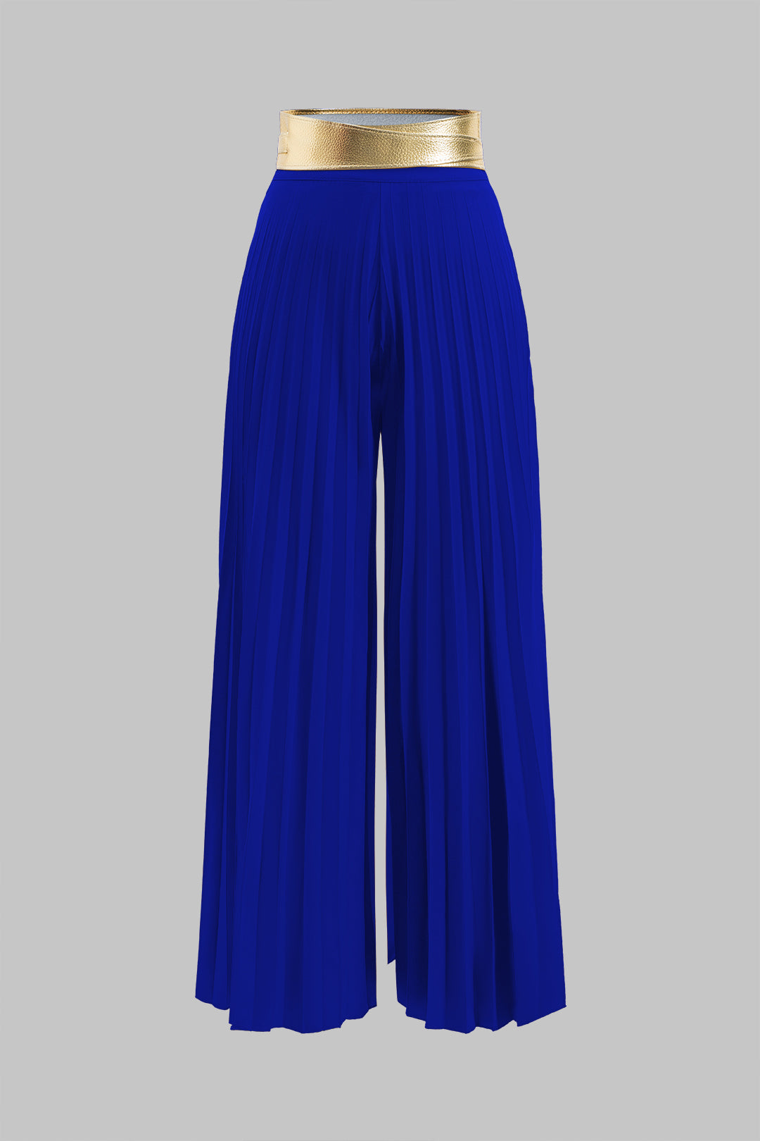 Volanlı Askılı Bluz ve Plise Pantolon Seti