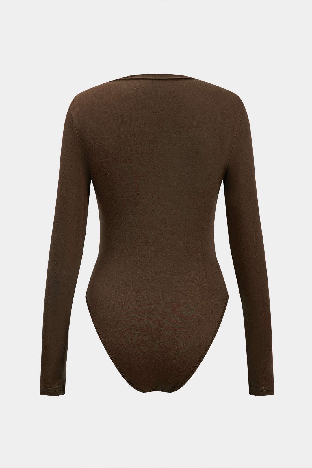 Örgü Büzgülü Uzun Kollu Bodysuit Kadın Modası Günlük Şık