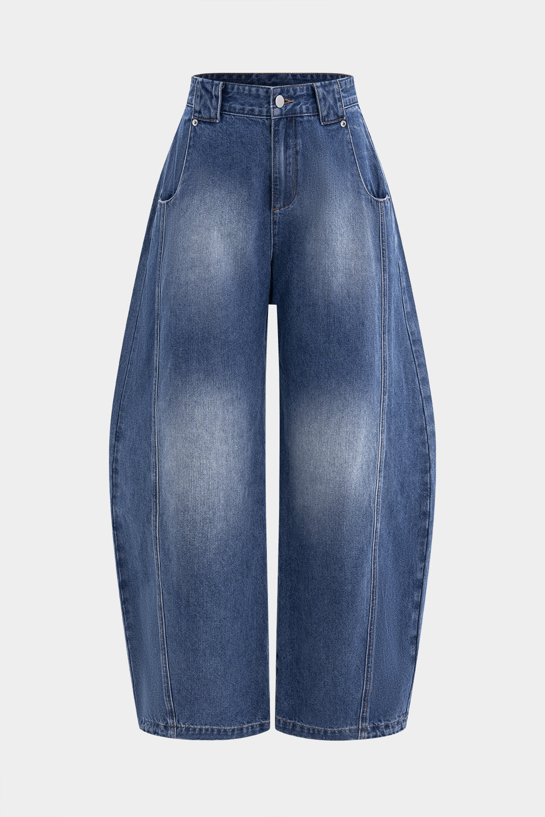 Denim Geniş Paça Varil Jeanler