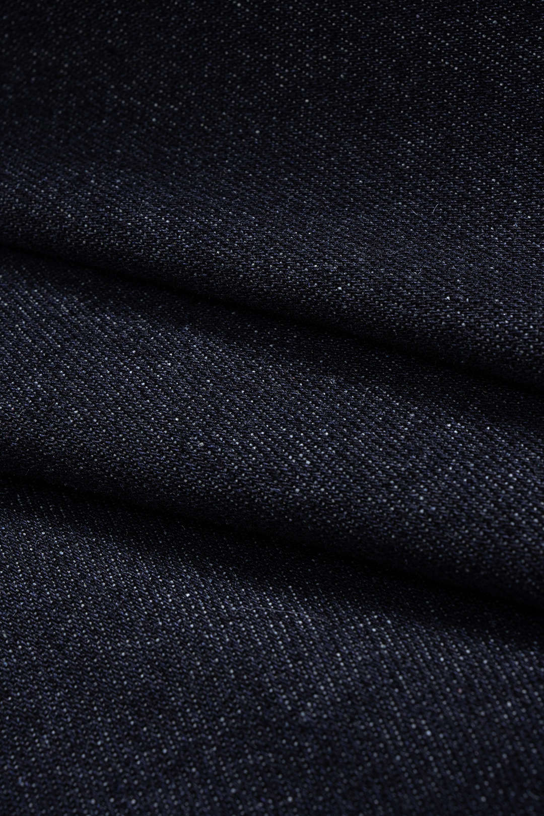 Lacivert Yumuşaklıkta Dokulu Denim Barrel Paça Pantolon
