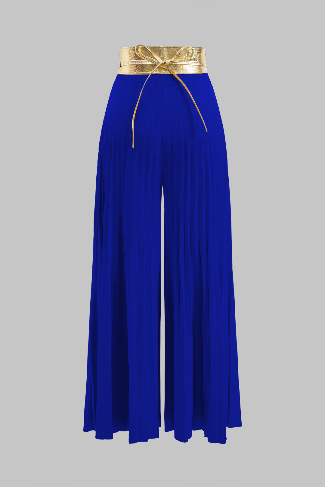 Volanlı Askılı Bluz ve Plise Pantolon Seti