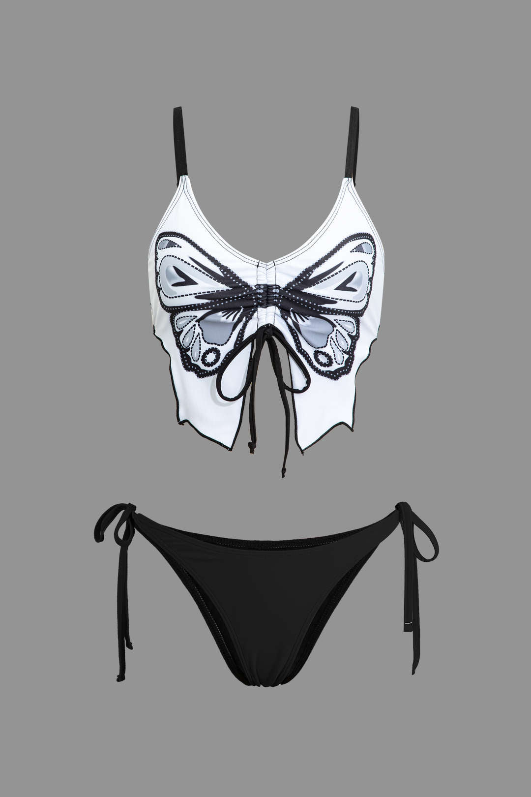 Kelebek Desenli Bikini Seti