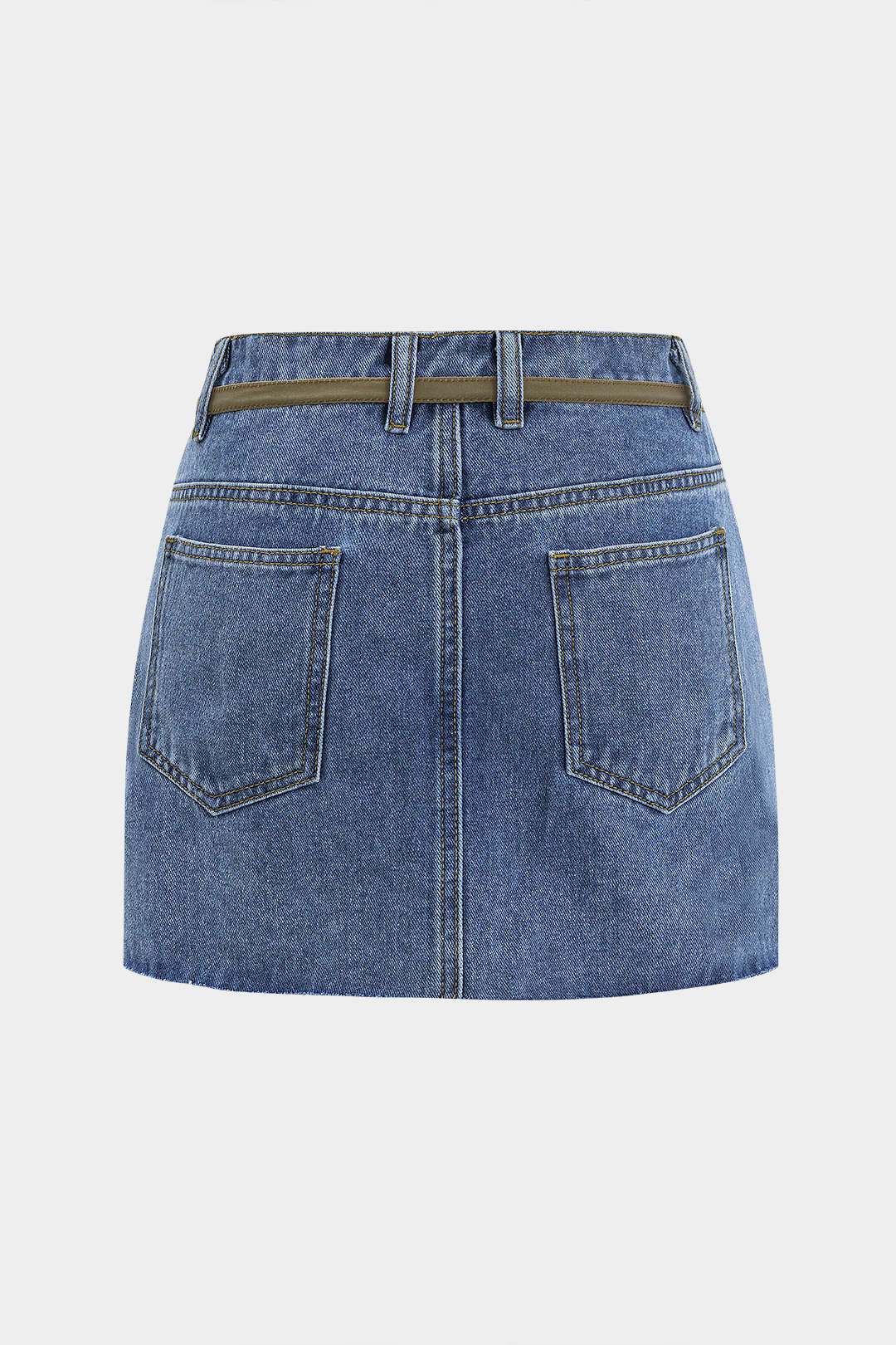 Denim Patchwork Mini Etek