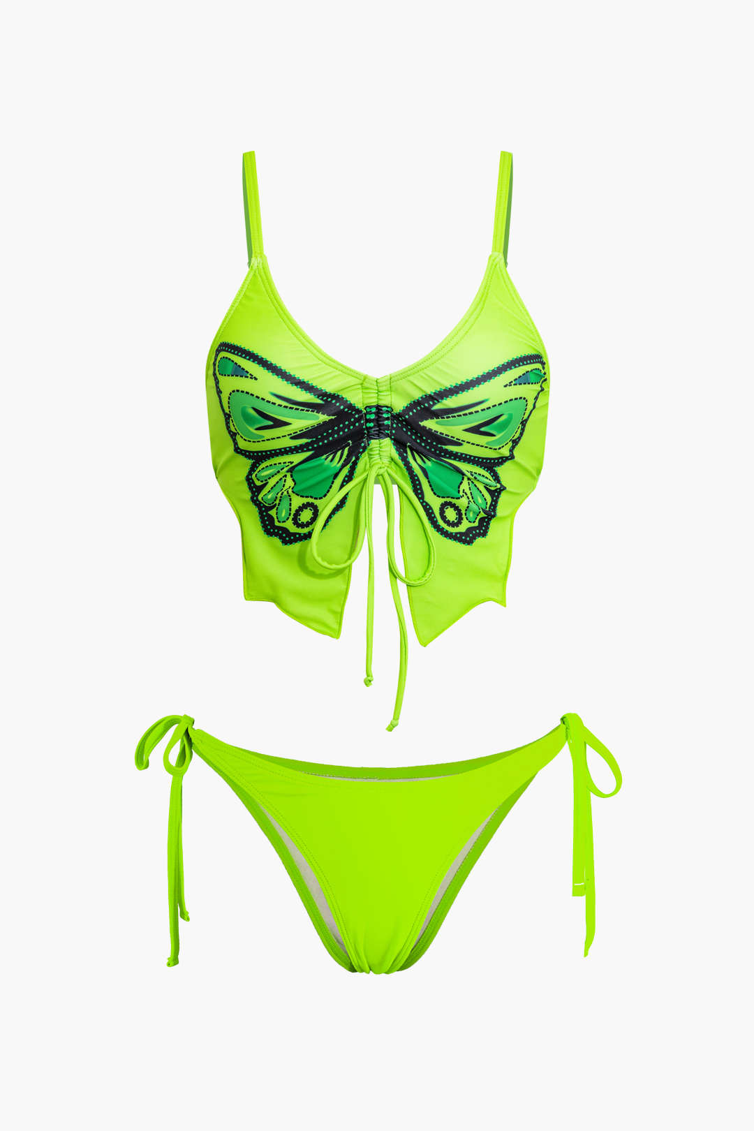 Kelebek Desenli Bikini Seti