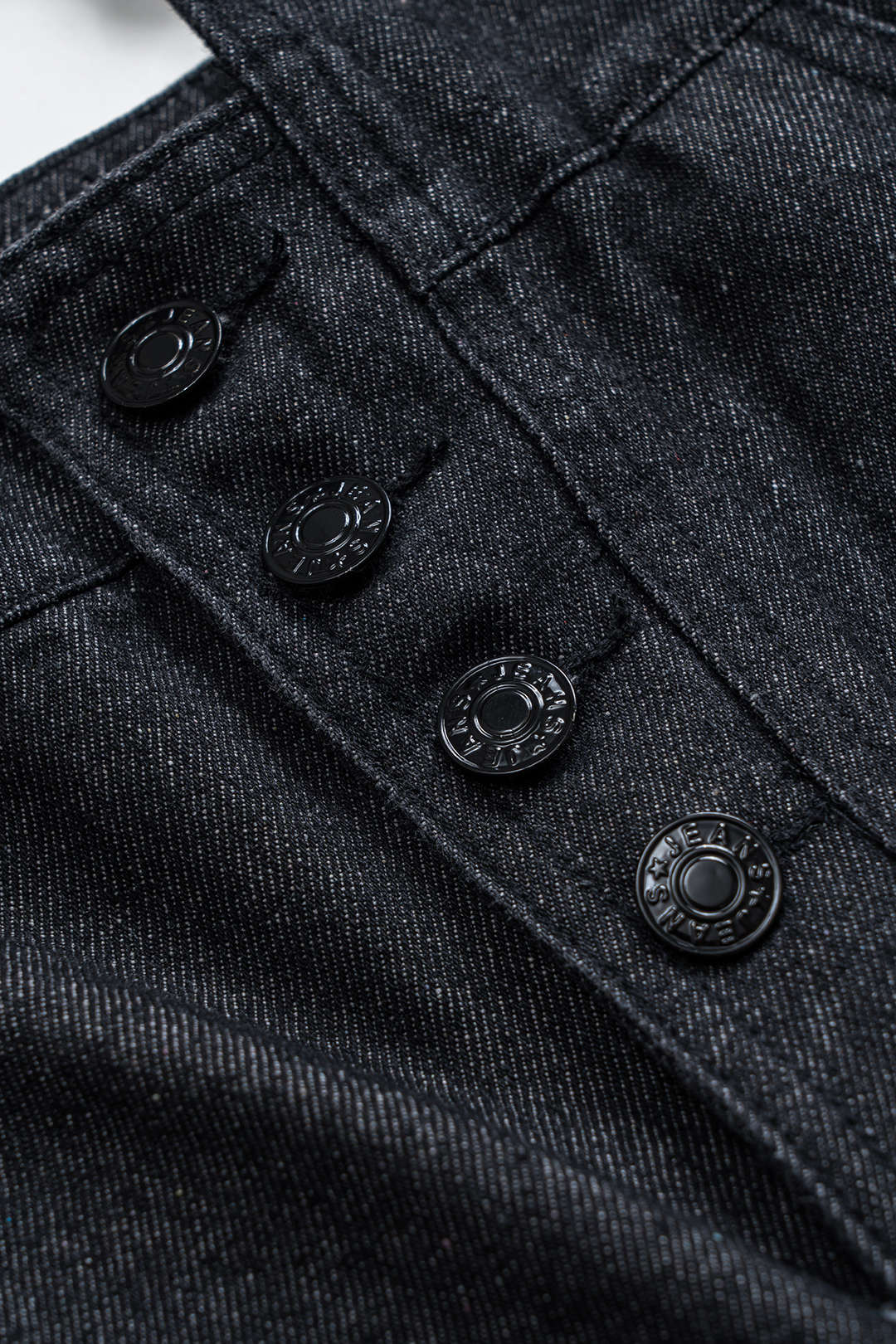 Denim Ağ Mesh Patchwork Kemerli Düğmeli Cepli Etek
