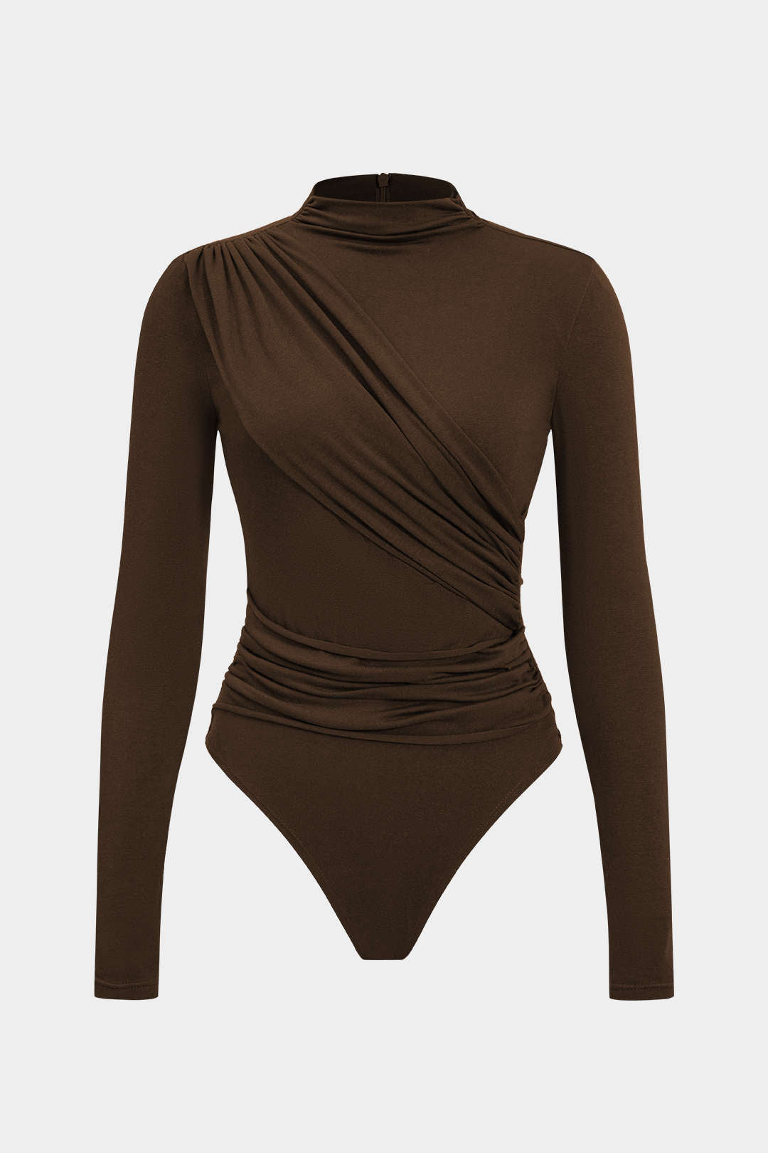 Büzgülü Uzun Kollu Bodysuit
