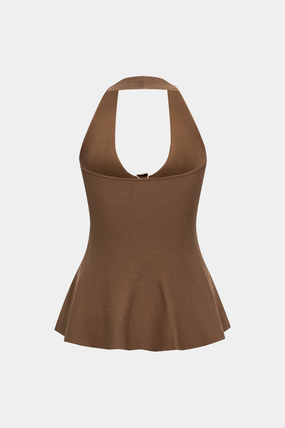 Örgü Metalik Halter Yaka Atlet