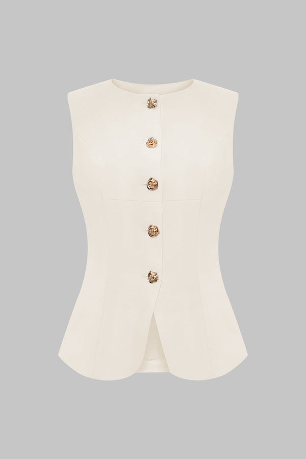 Metal Ayrıntılı Tank Top