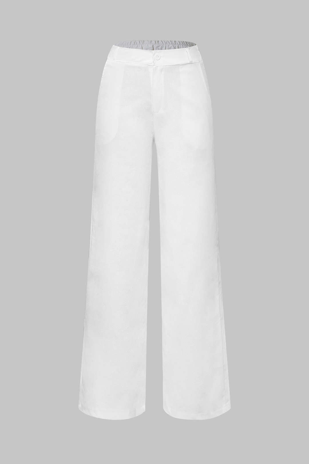Basic Keten Karışım Düz Kesim Pantolon