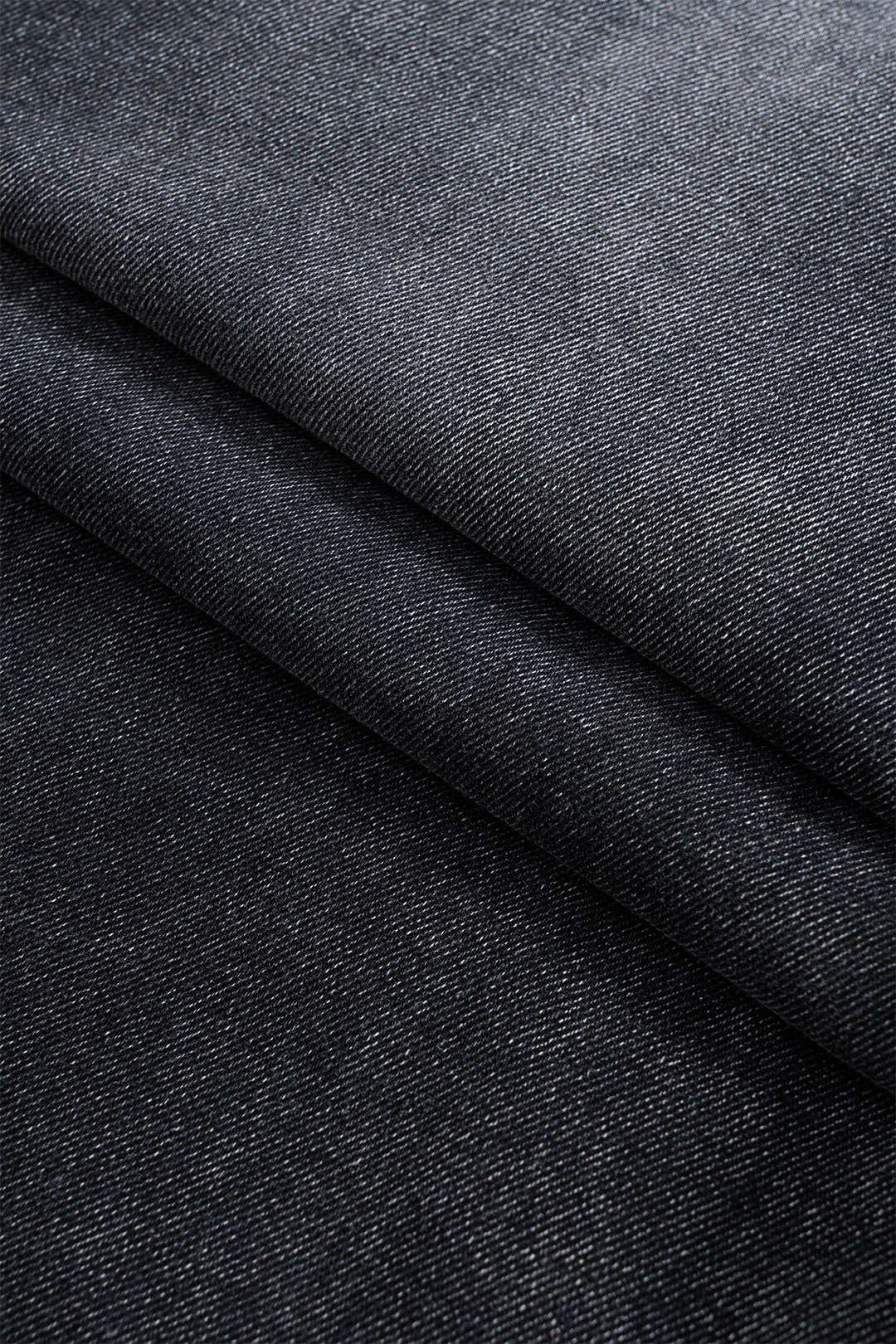 Çivit Mavisi Patchwork Desenli Denim Kumaş Yaka Ceket