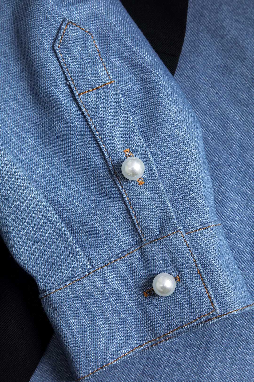 Jean Patchwork Yaka Blazer