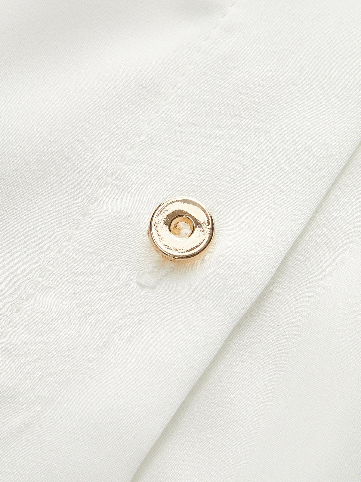 Koyu Siyah Saten Metal Düğmeli Blazer