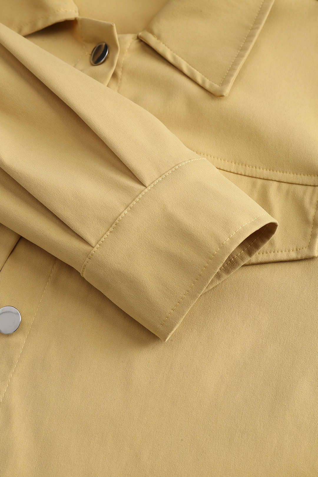 Koyu Gri DüğmeliCepli Polyester Karışımlı Şık Ceket