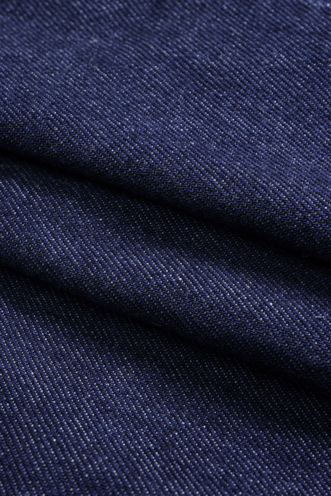 Çivit Mavisi Derinleştirilmiş Yuvarlak Yaka Denim Yelek