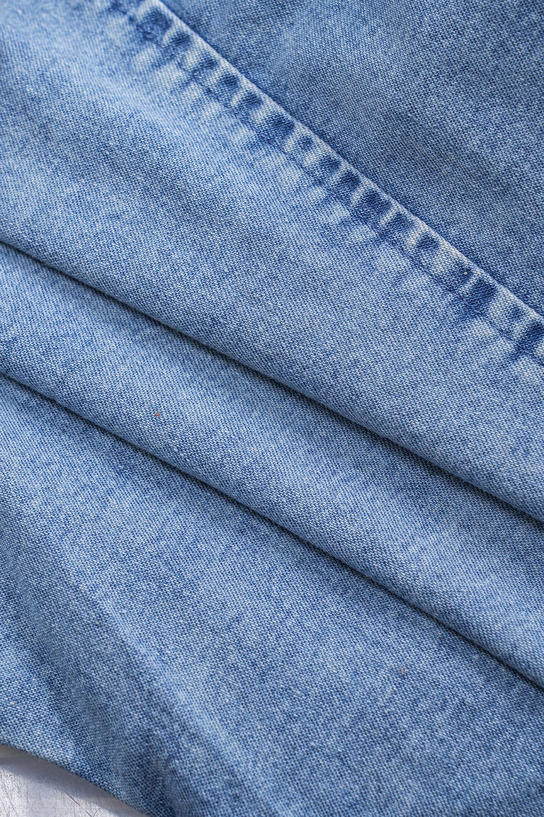 Denim Koyu Büzgülü Düğmeli Bağcıklı Zarafetli Yelek