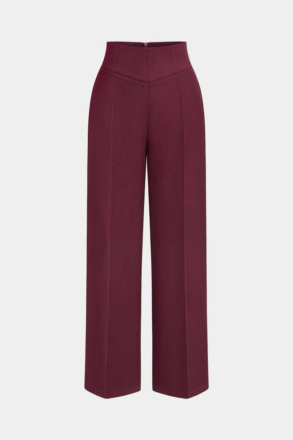 Basic Yüksek Bel Geniş Paça Pantolon