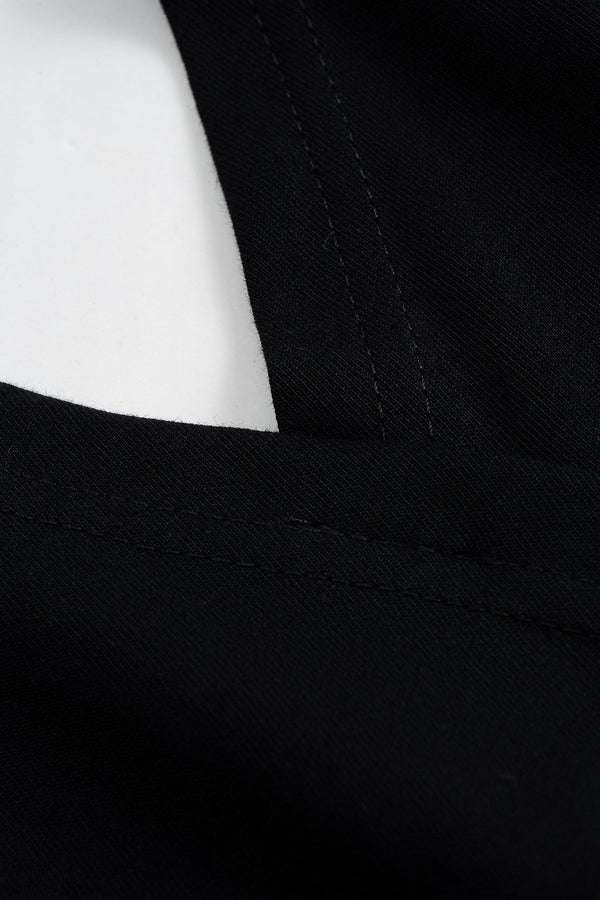 Halter Yaka Sırtı Açık Sweatshirt Şık Tasarım Günlük