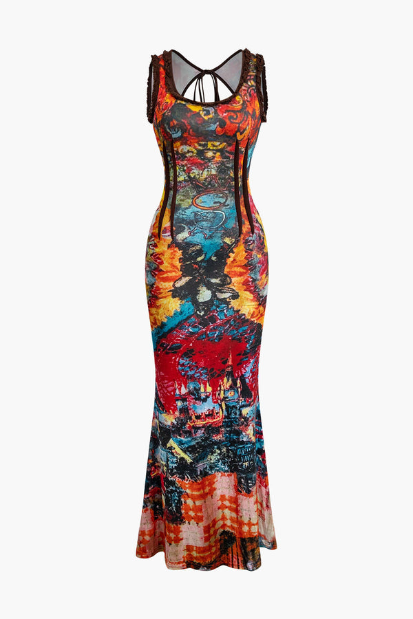 Tay Daya Tank Maxi Elbise