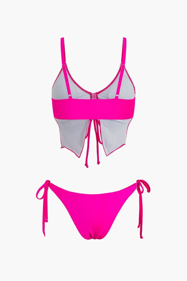Kelebek Desenli Bikini Seti