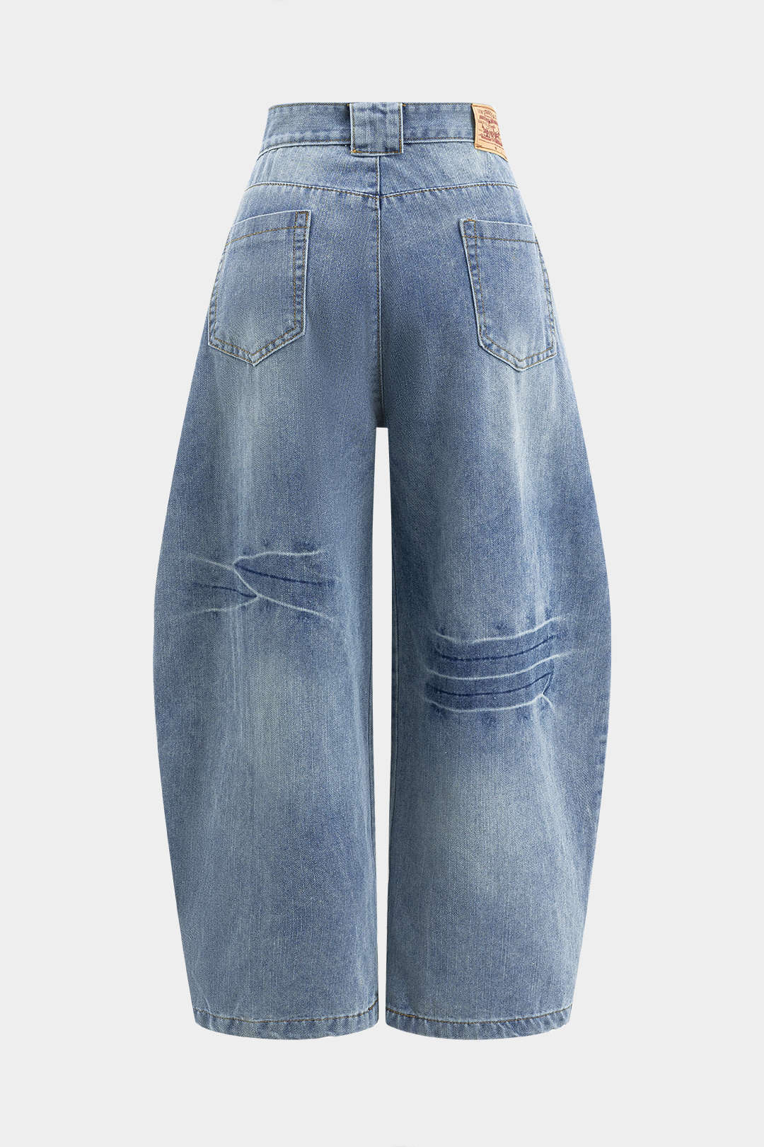 Denim Geniş Paça Varil Jeanler