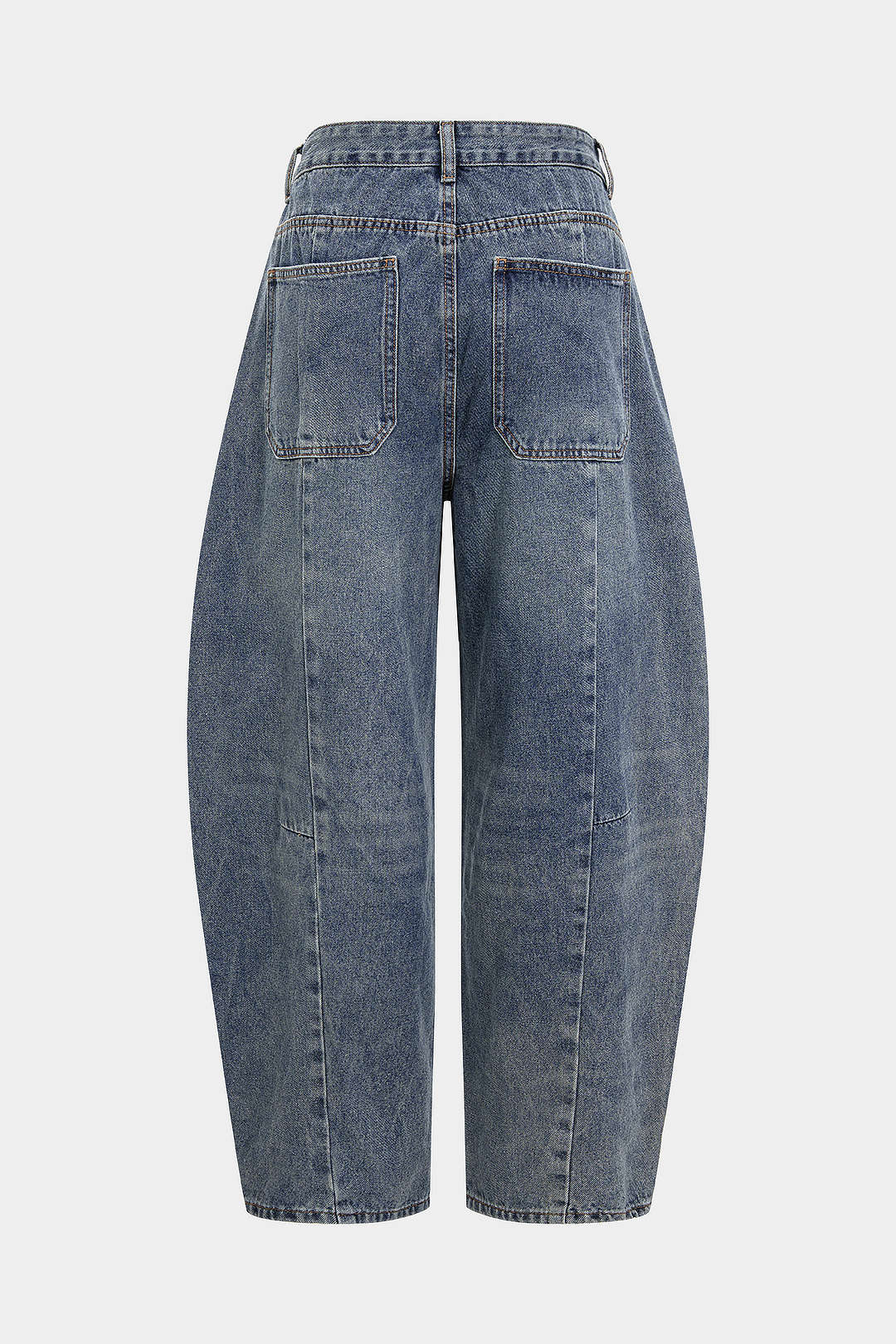 Mavi Patchwork Denim Barrel Kesim Pantolon Premium