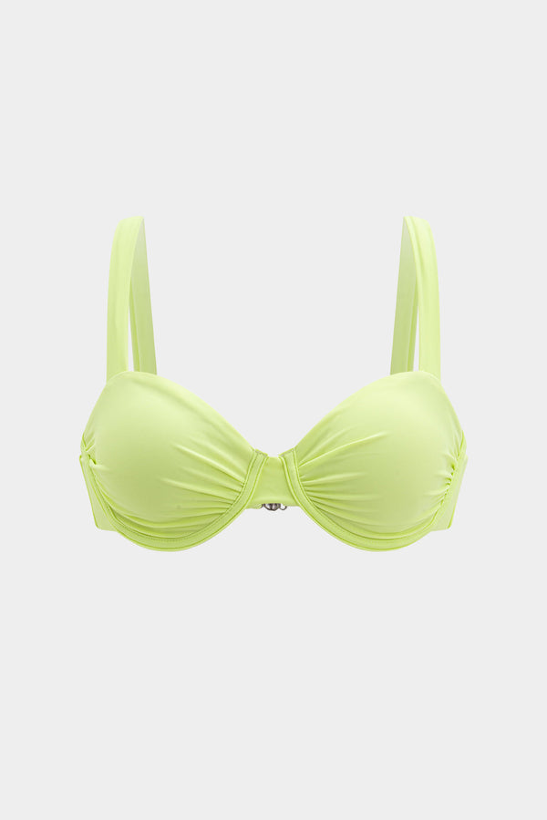 Çiçek Desenli File Bikini Seti
