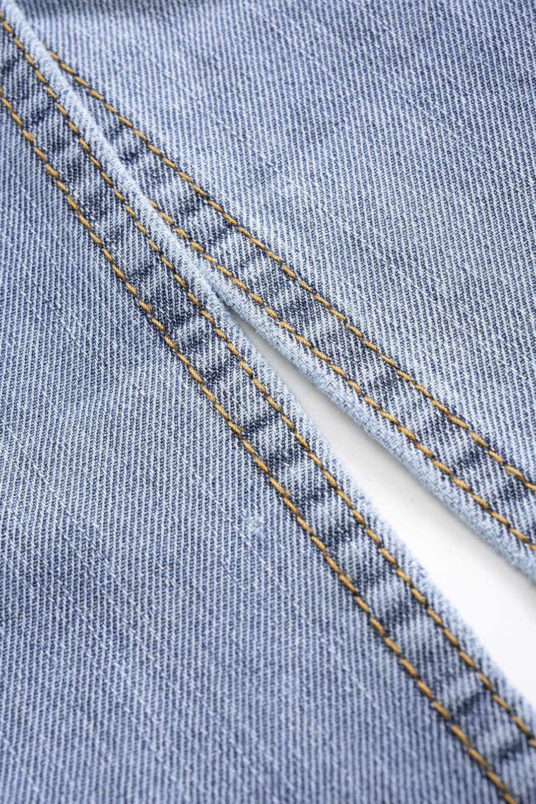 Kot Mavisi DenimDüğmeliBüzgülüKruvazeTasarım Elbise