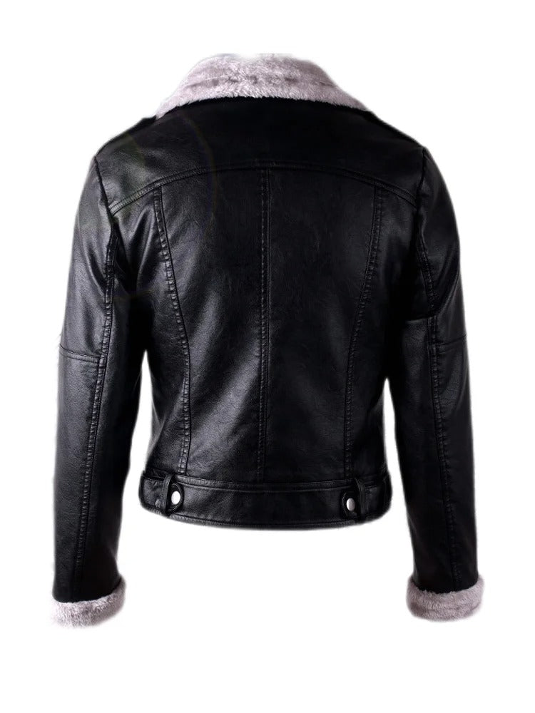Elegan Deri Ceket